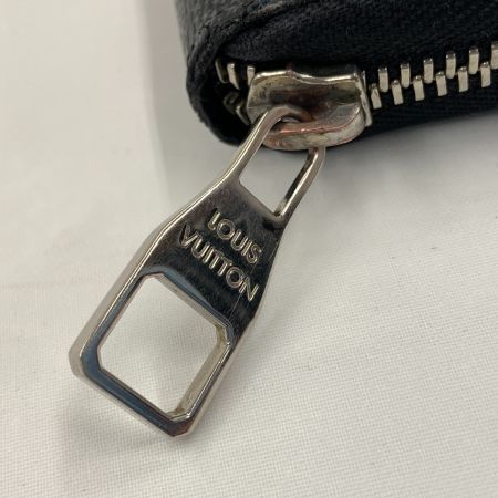  LOUIS VUITTON ルイヴィトン ダミエ グラフィット ジッピー オーガナイザー ラウンドファスナー長財布 N63077 ブラック