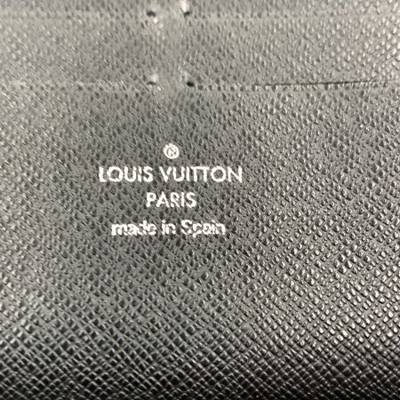  LOUIS VUITTON ルイヴィトン ダミエ グラフィット ジッピー オーガナイザー ラウンドファスナー長財布 N63077 ブラック