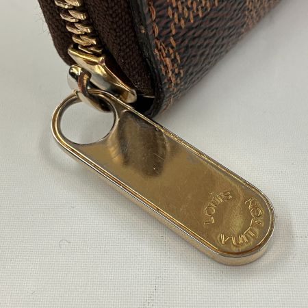  LOUIS VUITTON ルイヴィトン ダミエ ジッピーウォレット ラウンドファスナー長財布 N60015 ブラウン