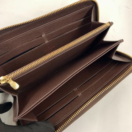  LOUIS VUITTON ルイヴィトン ダミエ ジッピーウォレット ラウンドファスナー長財布 N60015 ブラウン
