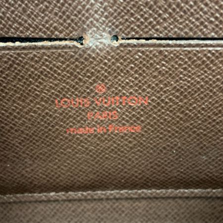  LOUIS VUITTON ルイヴィトン ダミエ ジッピーウォレット ラウンドファスナー長財布 N60015 ブラウン