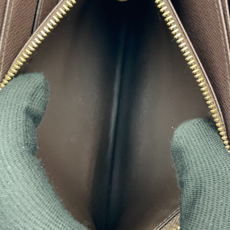  LOUIS VUITTON ルイヴィトン ダミエ ジッピーウォレット ラウンドファスナー長財布 N60015 ブラウン