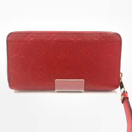  LOUIS VUITTON ルイヴィトン モノグラム アンプラント ジッピー ウォレット ラウンドファスナー長財布 M61865 レッド