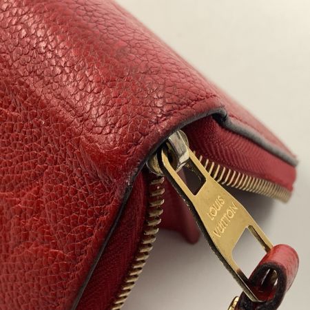  LOUIS VUITTON ルイヴィトン モノグラム アンプラント ジッピー ウォレット ラウンドファスナー長財布 M61865 レッド