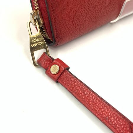  LOUIS VUITTON ルイヴィトン モノグラム アンプラント ジッピー ウォレット ラウンドファスナー長財布 M61865 レッド