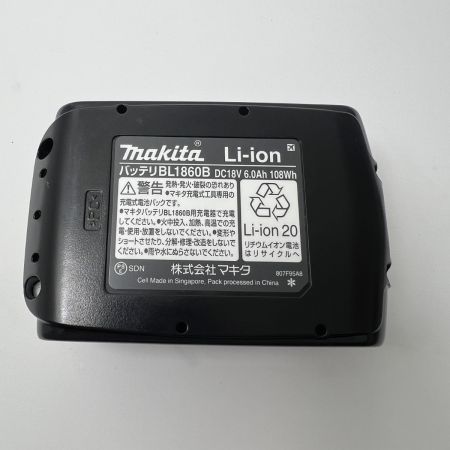  MAKITA マキタ バッテリー 未使用品 18v 6.0Ah BL1860B