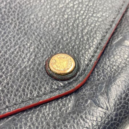  LOUIS VUITTON ルイヴィトン モノグラム アンプラント ポルトフォイユ サラ 二つ折り長財布  M62125 ネイビー