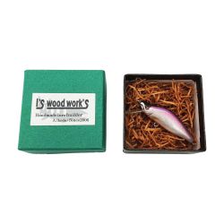 〇〇 I's wood work's アイズウッドワークス 葉月 ハヅキ ルアー ミノー 45S 未使用品 Sランク
