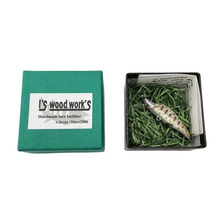  I's wood work's アイズウッドワークス 葉月 ハヅキ ルアー ミノー カエル 45S 未使用品