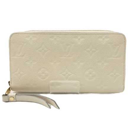  LOUIS VUITTON ルイヴィトン モノグラム アンプラント ジッピーウォレット  ラウンドファスナー長財布 M60546 ホワイト
