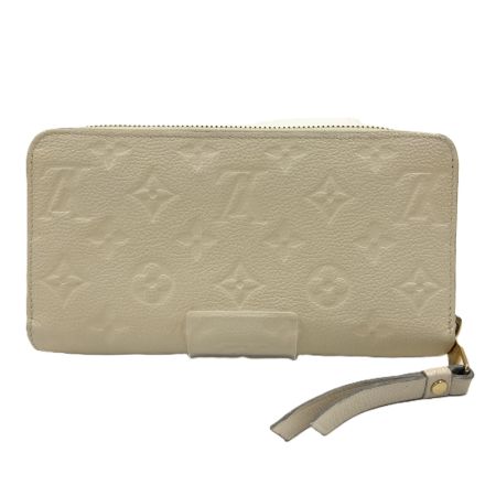  LOUIS VUITTON ルイヴィトン モノグラム アンプラント ジッピーウォレット  ラウンドファスナー長財布 M60546 ホワイト