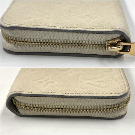  LOUIS VUITTON ルイヴィトン モノグラム アンプラント ジッピーウォレット  ラウンドファスナー長財布 M60546 ホワイト
