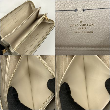  LOUIS VUITTON ルイヴィトン モノグラム アンプラント ジッピーウォレット  ラウンドファスナー長財布 M60546 ホワイト
