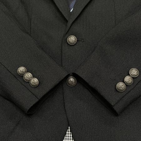  SAMURAI BLUE キッズ フォーマルスーツ 男の子 サッカー日本代表 120cm ブラック