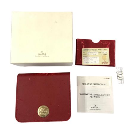  OMEGA オメガ スピードマスター マーク40 コスモス トリプルカレンダー 自動巻き 腕時計 3520.50 シルバー x ブラック OH済み