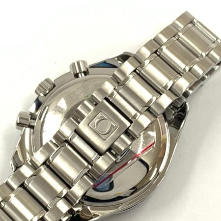  OMEGA オメガ スピードマスター マーク40 コスモス トリプルカレンダー 自動巻き 腕時計 3520.50 シルバー x ブラック OH済み