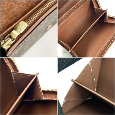  LOUIS VUITTON ルイヴィトン モノグラム ポルト モネ ビエ トレゾール 二つ折り財布 M61730 ブラウン