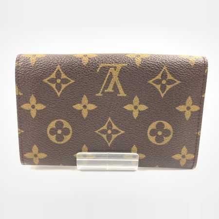  LOUIS VUITTON ルイヴィトン モノグラム ポルト モネ ビエ トレゾール 二つ折り財布 M61730 ブラウン