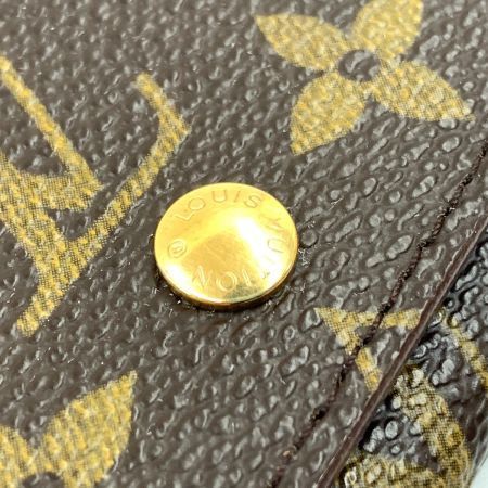  LOUIS VUITTON ルイヴィトン モノグラム ポルト モネ ビエ トレゾール 二つ折り財布 M61730 ブラウン