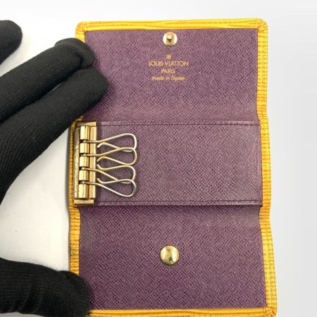  LOUIS VUITTON ルイヴィトン エピ ミュルティクレ 4 4連 キーケース M63829 イエロー 現状渡し ジャンク品