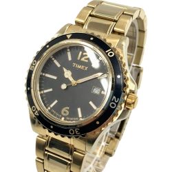 〇〇 TIMEX タイメックス クラシック T 2M562 クォーツ腕時計 ゴールド Cランク