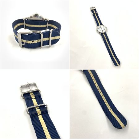  TIMEX タイメックス CR2016 CELLウィークエンダー セントラルパーク クォーツ 腕時計 ナイロンベルト ブルー x ベージュ