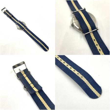  TIMEX タイメックス CR2016 CELLウィークエンダー セントラルパーク クォーツ 腕時計 ナイロンベルト ブルー x ベージュ