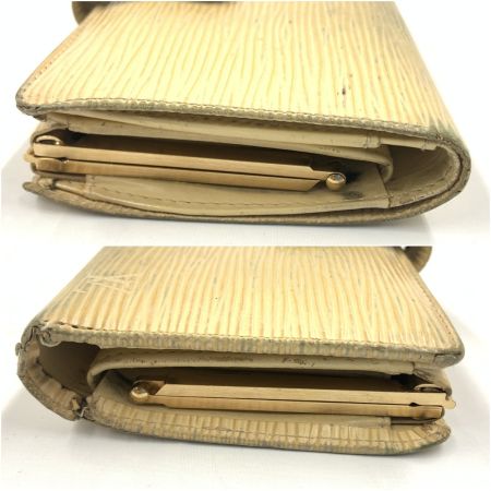  LOUIS VUITTON ルイヴィトン ポルトモネビエ ヴィエノワ エピ  二つ折り財布 M63249 イエロー 現状渡し ジャンク品