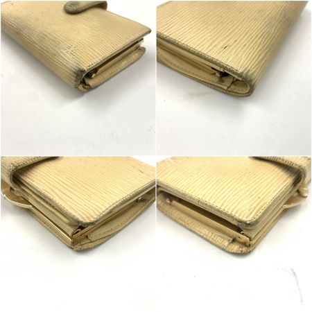  LOUIS VUITTON ルイヴィトン ポルトモネビエ ヴィエノワ エピ  二つ折り財布 M63249 イエロー 現状渡し ジャンク品