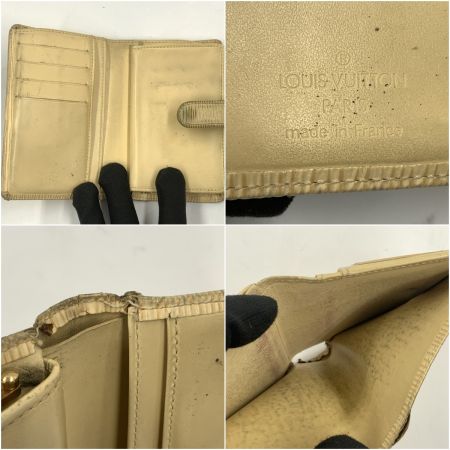  LOUIS VUITTON ルイヴィトン ポルトモネビエ ヴィエノワ エピ  二つ折り財布 M63249 イエロー 現状渡し ジャンク品