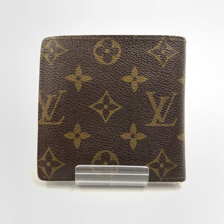  LOUIS VUITTON ルイヴィトン モノグラム ポルトフォイユ マルコ 二つ折り短財布  M61669 ブラウン 現状渡し ジャンク品