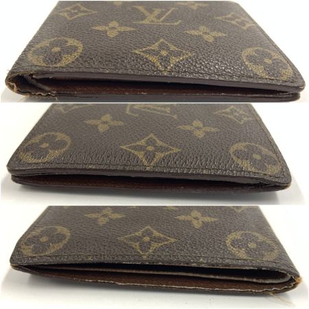  LOUIS VUITTON ルイヴィトン モノグラム ポルトフォイユ マルコ 二つ折り短財布  M61669 ブラウン 現状渡し ジャンク品