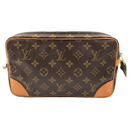  LOUIS VUITTON ルイヴィトン モノグラム マルリードラゴンヌ  セカンドバッグ  M51825 ブラウン 現状渡し ジャンク品