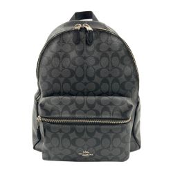 〇〇 COACH コーチ シグネチャー デイバッグ リュック  F58314 ブラック Bランク