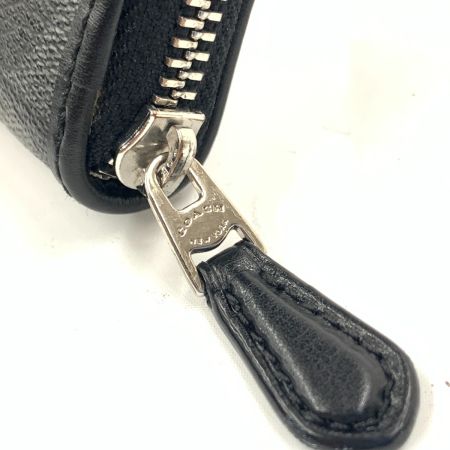  COACH コーチ シグネチャー ラウンドファスナー 長財布 F54630 ブラック
