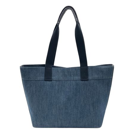  COACH コーチ デニム トートバッグ ハンドバッグ F67415 ブルー
