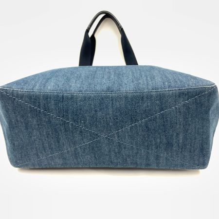  COACH コーチ デニム トートバッグ ハンドバッグ F67415 ブルー