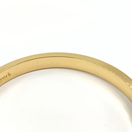  Kate Spade ケイトスペード ヘリテージ スペード フラワー シン ヒンジ バングル ブレスレット ゴールド x ピンク