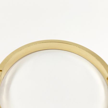  Kate Spade ケイトスペード ヘリテージ スペード フラワー シン ヒンジ バングル ブレスレット ゴールド x ピンク