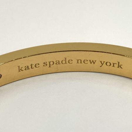  Kate Spade ケイトスペード ヘリテージ スペード フラワー シン ヒンジ バングル ブレスレット ゴールド x ピンク