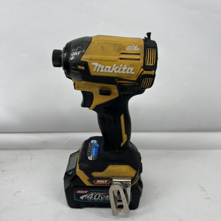 MAKITA マキタ インパクトドライバ 40v 充電器・充電池1個・ケース付  TD002G イエロー