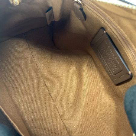  COACH コーチ シグネチャー 2WAY ハンドバッグ ショルダーバッグ ミニボストンバッグ F32203 ベージュ