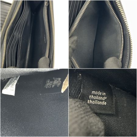  COACH コーチ シグネチャー ダブルジップ トラベル オーガナイザー ラウンドファスナー 長財布 ロングウォレット  F66562 ブラウン