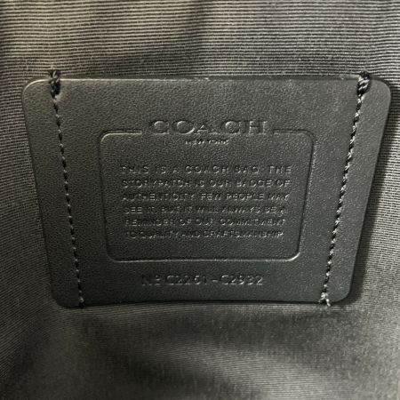  COACH コーチ シグネチャー ボディバッグ ロゴ ショルダーバッグ 斜め掛け ボディバッグ C2932 ブラック