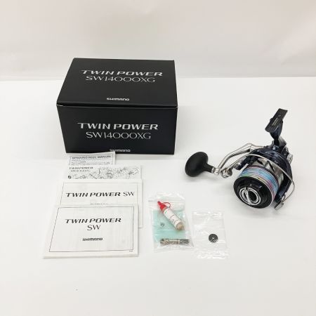  SHIMANO シマノ TWIN POWER 21 ツインパワー SW 14000XG 04231 スピニングリール 現状渡し