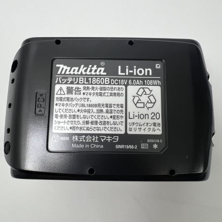  MAKITA マキタ バッテリー 未使用品 18v 6.0Ah BL1860B