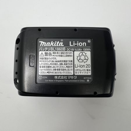  MAKITA マキタ バッテリー 未使用品 18v 6.0Ah BL1860B
