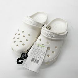 〇〇 CROCS クロックス キッズ サンダル Classic Clog K SIZE 21cm 204536-100 ホワイト Sランク