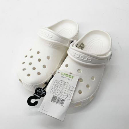  CROCS クロックス キッズ サンダル Classic Clog K SIZE 21cm 204536-100 ホワイト