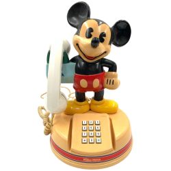 〇〇  ミッキーマウス 電話機 神田通信工業　ディズニー ディスプレイ DK641 現状渡し ジャンク品 Dランク